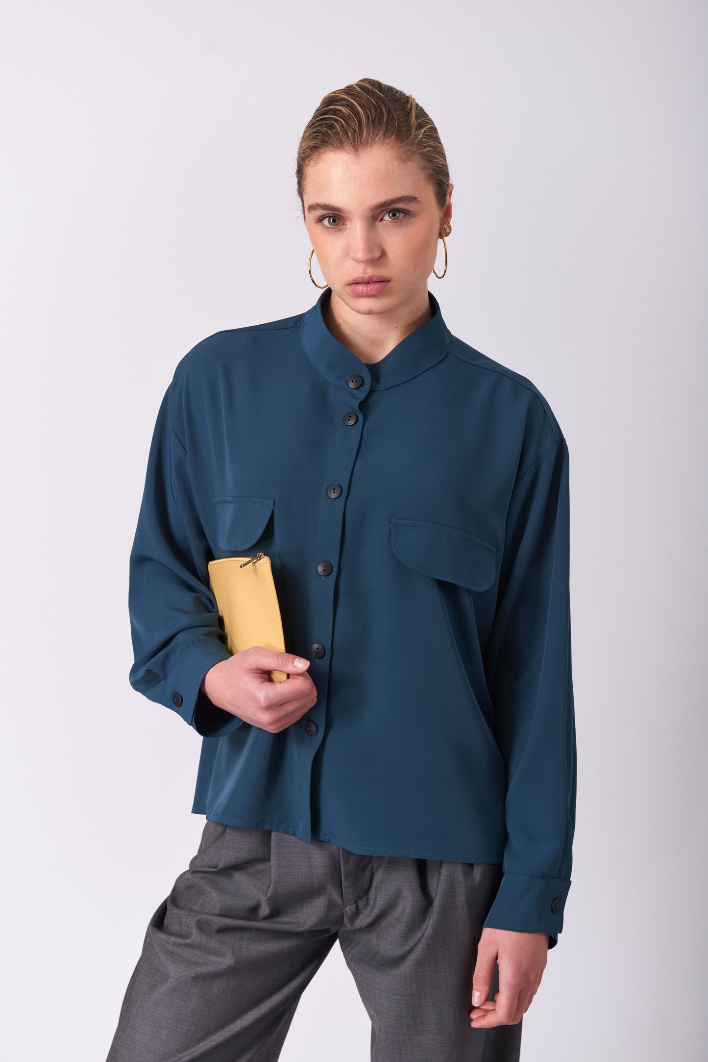 Top 12 Long Sleeved Shirt | Petrol