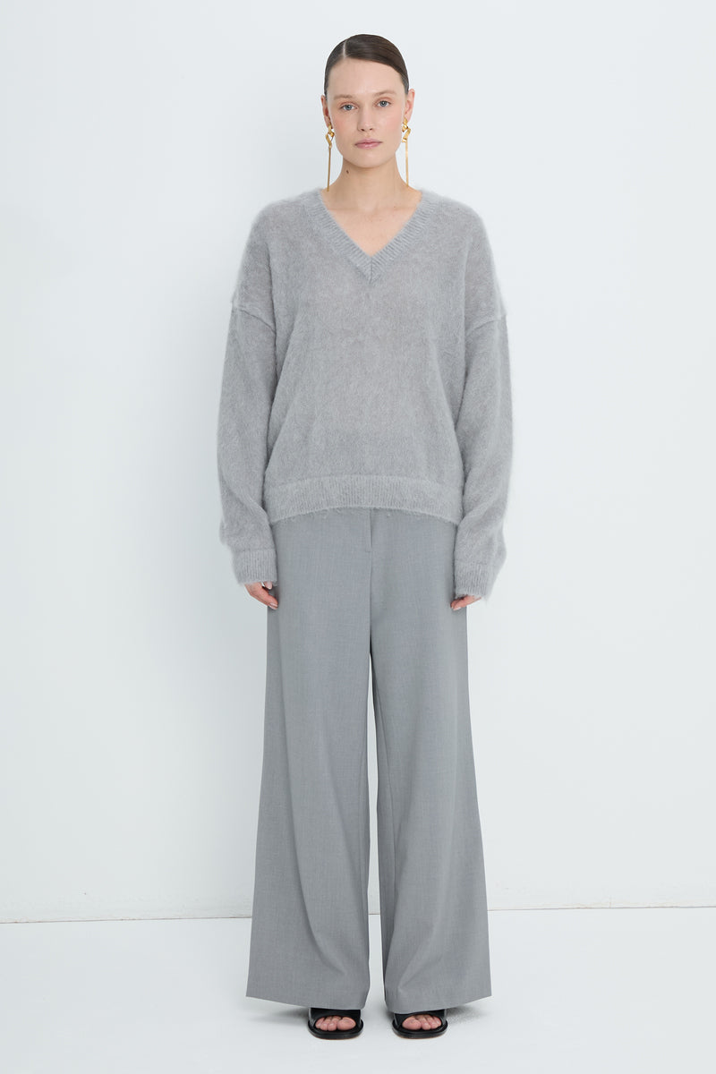 Pullover V neck | Light Gray