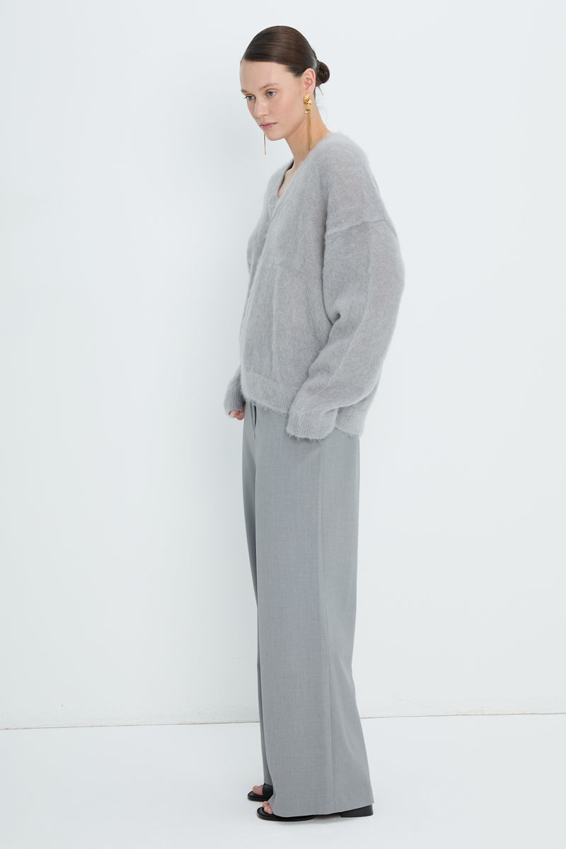 Pullover V neck | Light Gray