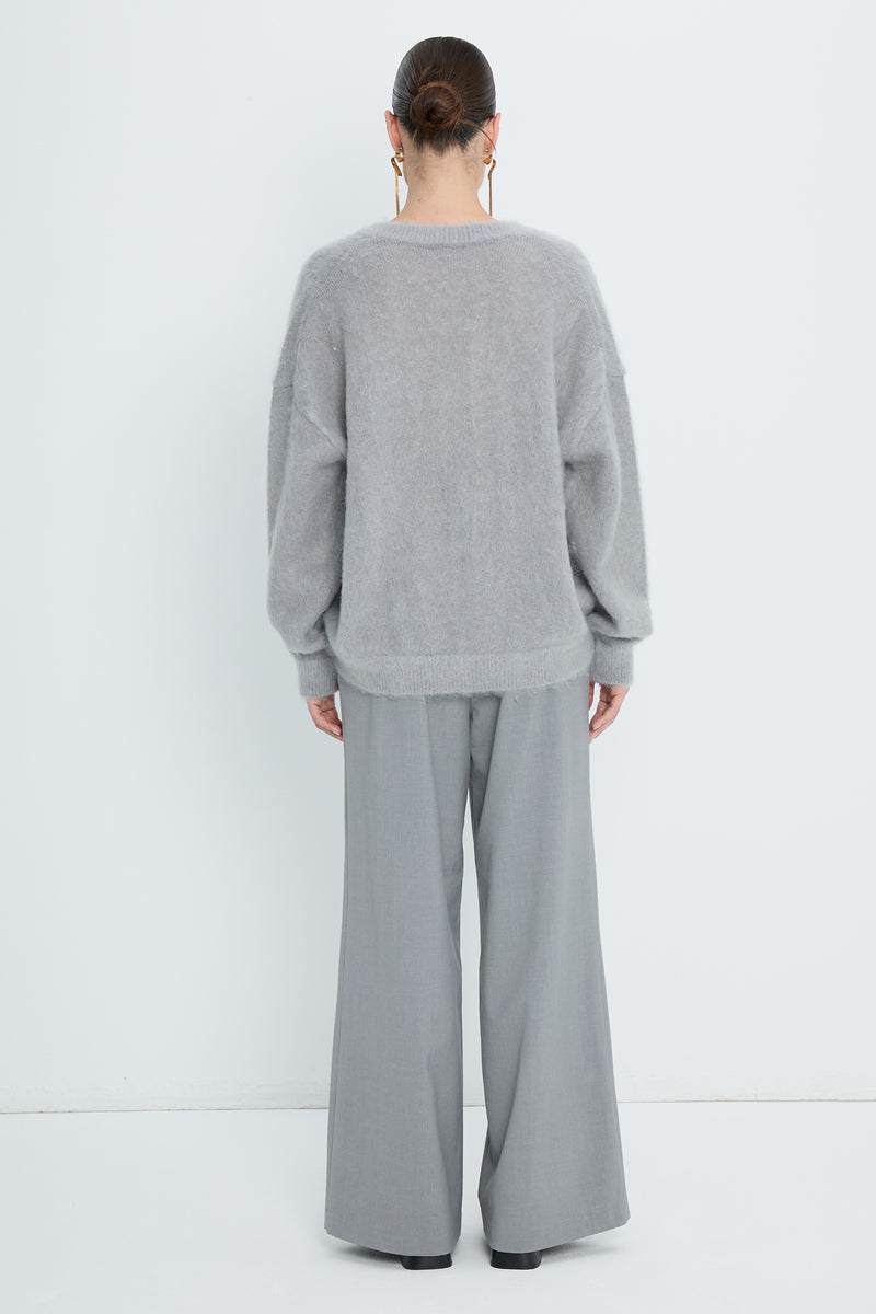 Pullover V neck | Light Gray