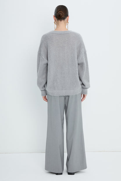 Pullover V neck | Light Gray