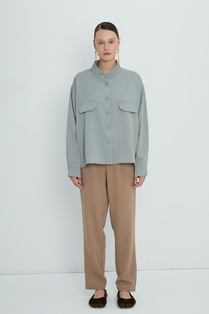 Top 12 Long Sleeved Shirt | Sky