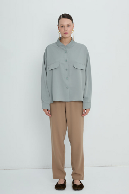 Top 12 Long Sleeved Shirt | Sky