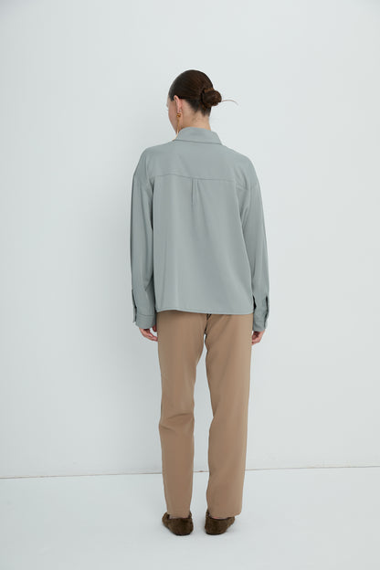 Top 12 Long Sleeved Shirt | Sky