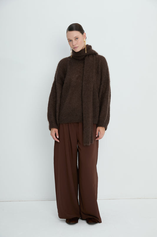 Pullover 3 - Dark Brown