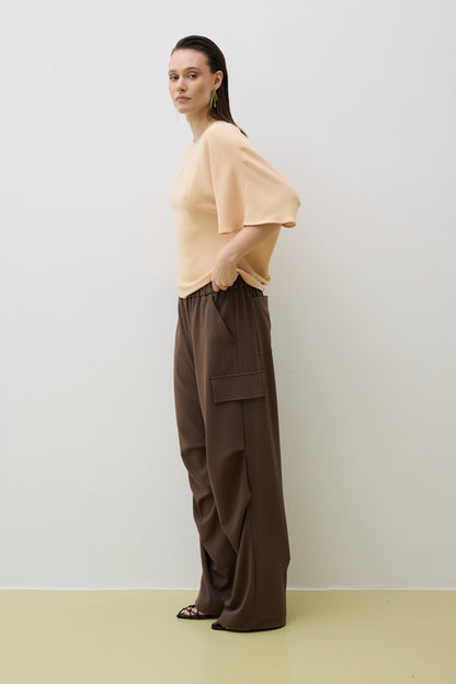 Top 5 Flowy Blouse | Nude
