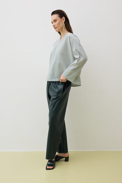 Top 7 | Green White Stripes