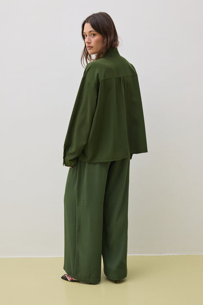 Top 12 Long Sleeved Shirt | Olive