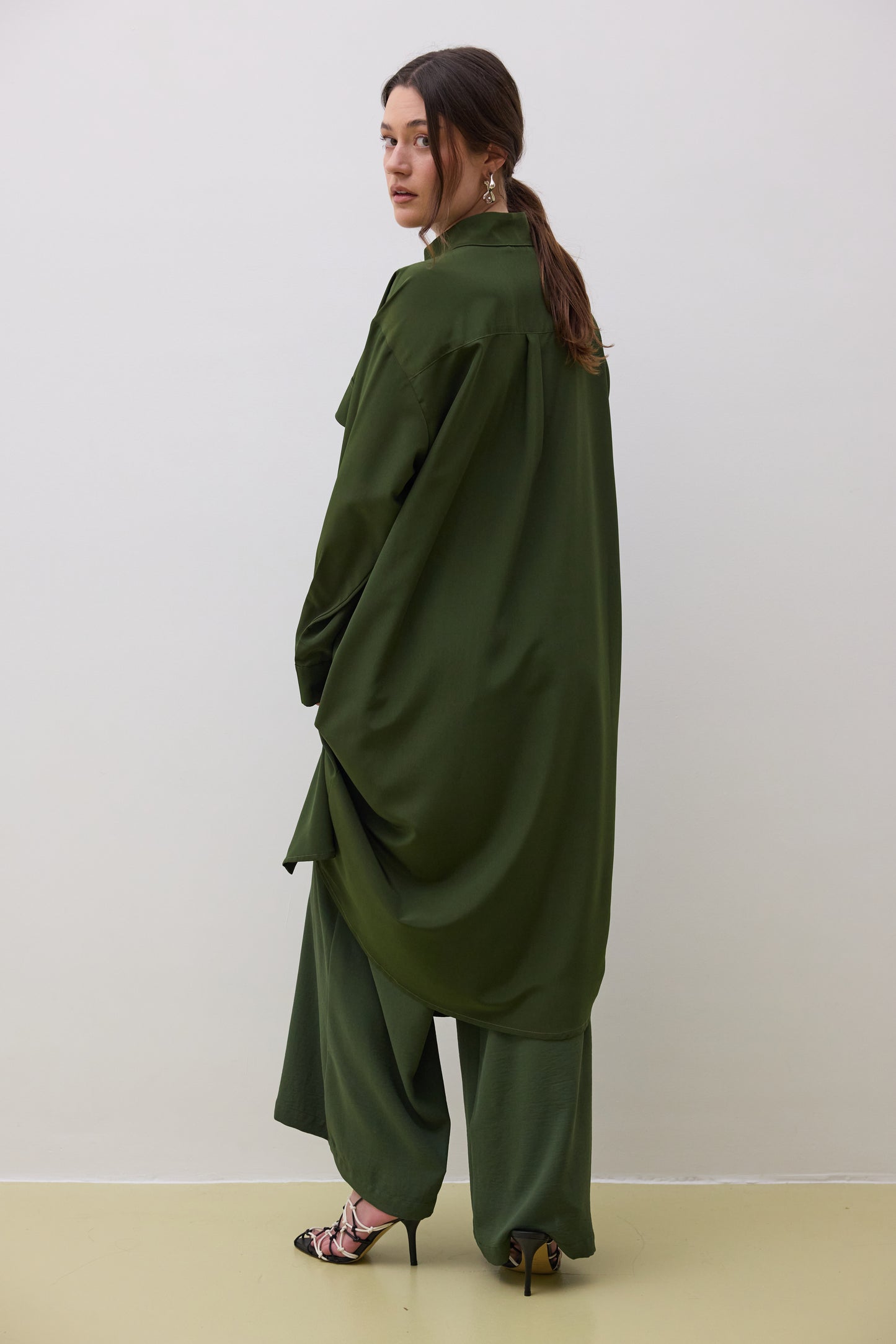 Dress 12 Long Sleeved Dress | Olive