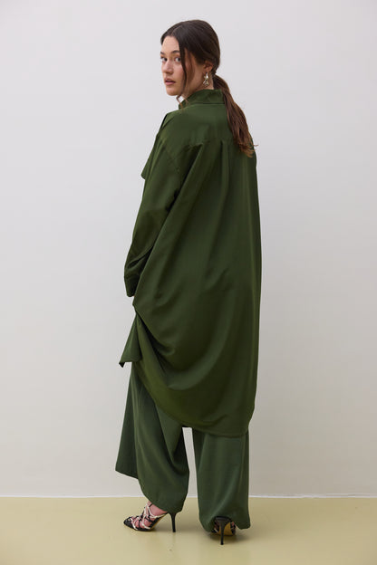 Dress 12 Long Sleeved Dress | Olive