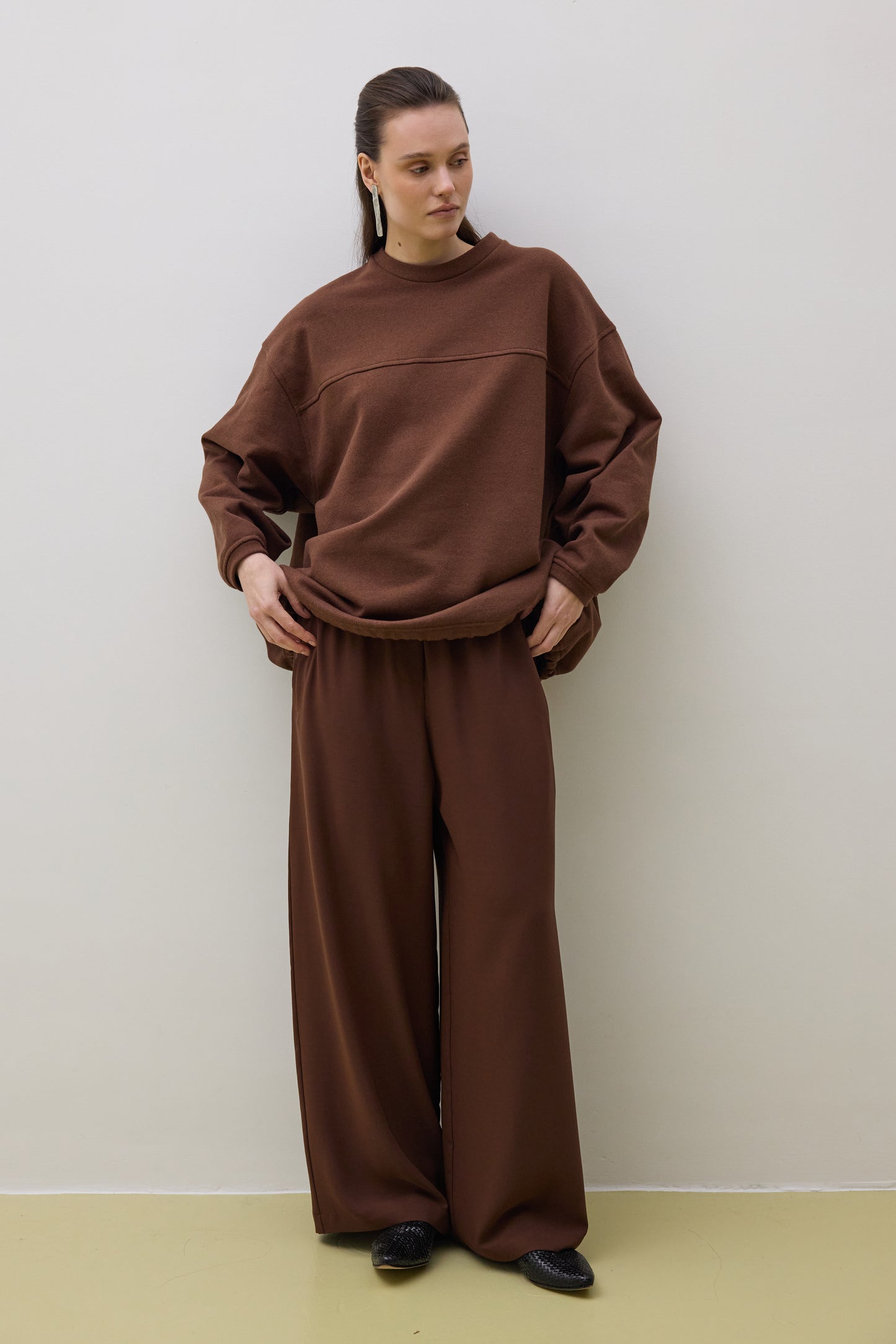 Pants 6 Wide Leg Trousers | Rust