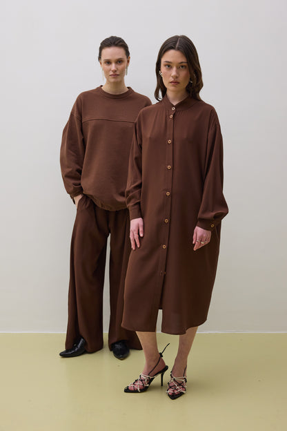 Dress 12 Long Sleeved Dress | Rust