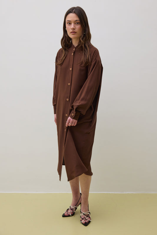 Dress 12 Long Sleeved Dress | Rust