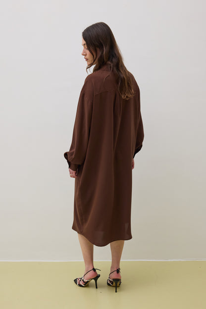 Dress 12 Long Sleeved Dress | Rust