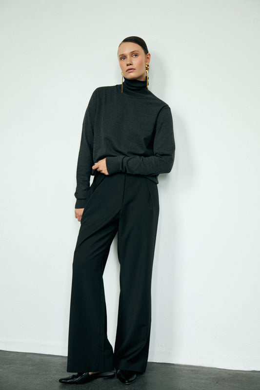 Pants 2 Relaxed Fit Trousers | Charcoal Stripe
