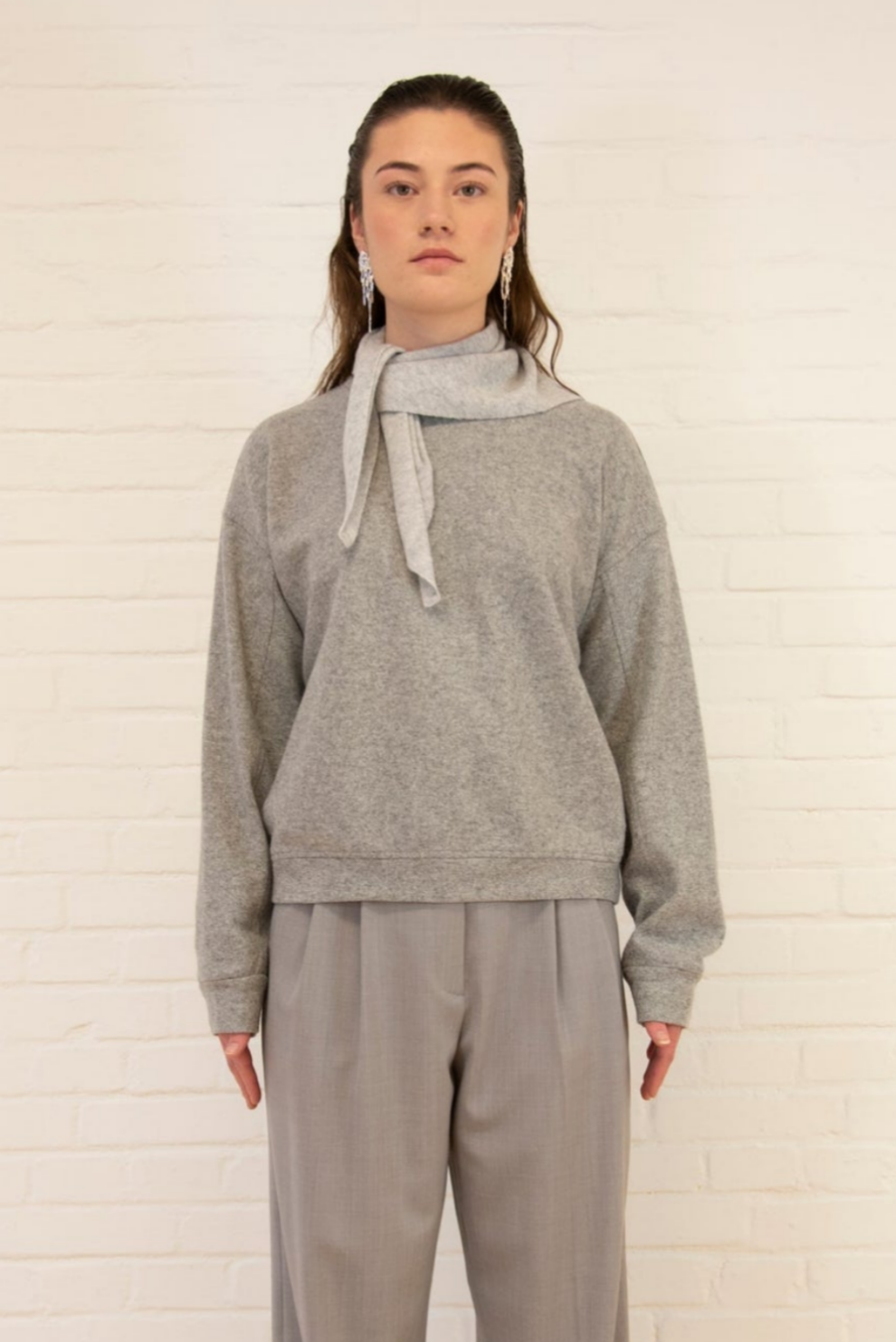 Top 23 Crew Neck Sweatshirt | Light Grey