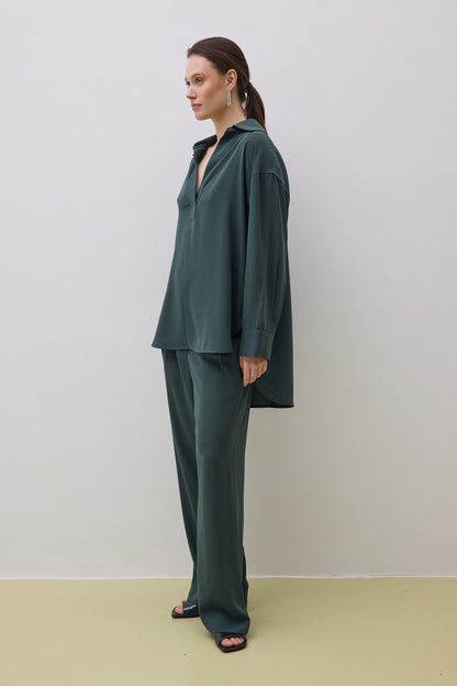 Pants 2 Relaxed Fit Trousers | Green