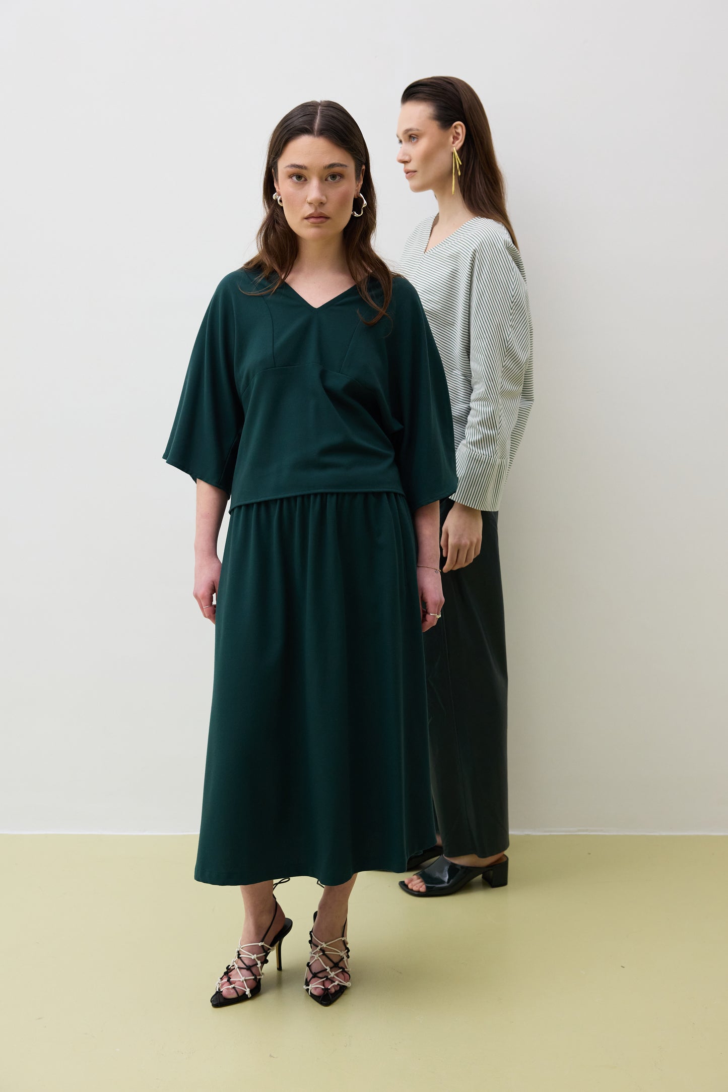 Skirt 1 Medium Length Skirt | Green