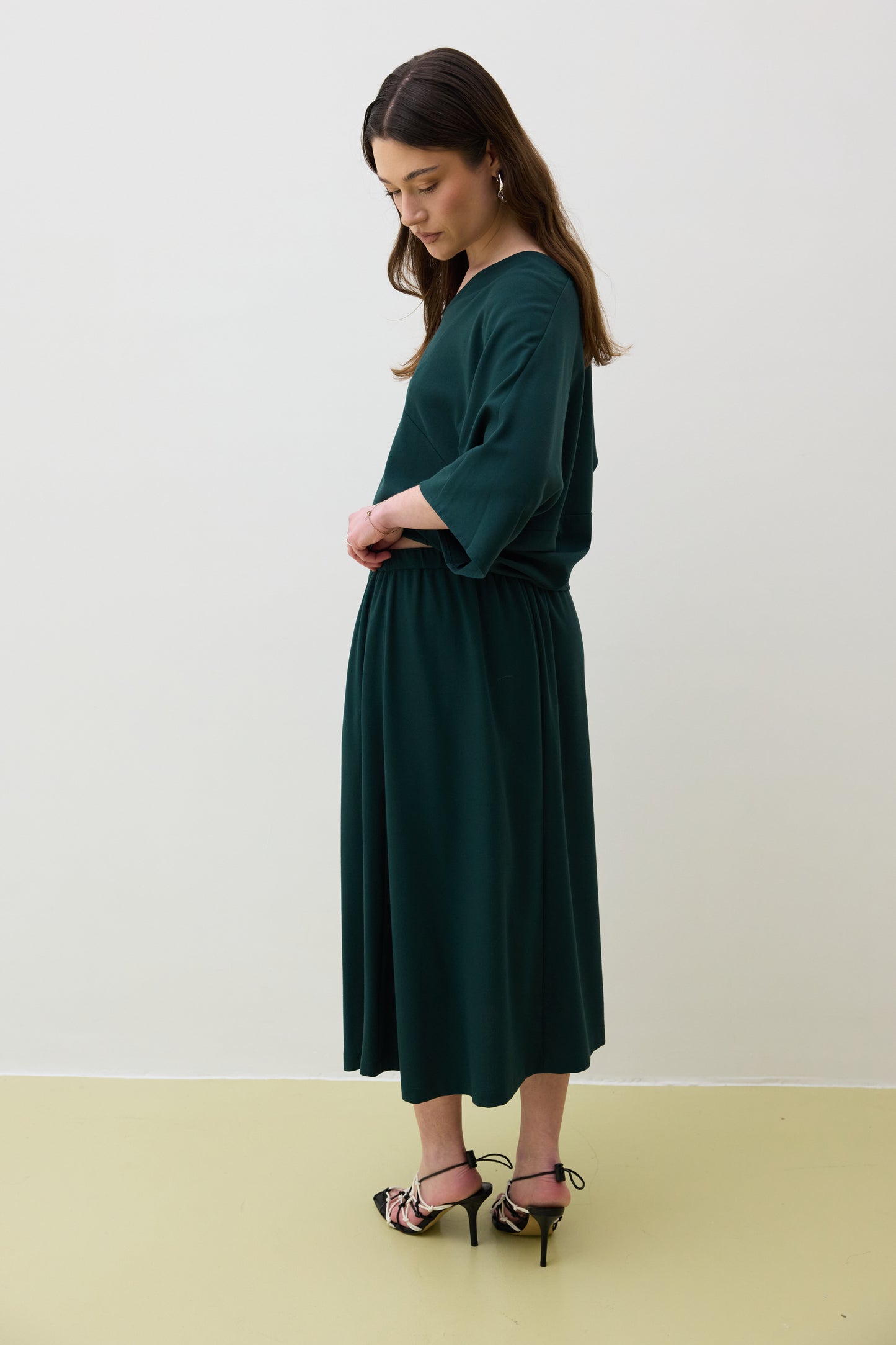 Skirt 1 Medium Length Skirt | Green