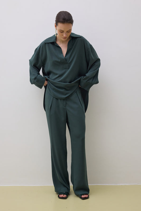 Top 17 Oversized Long Fit | Green