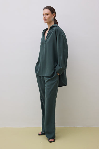Top 17 Oversized Long Fit | Green
