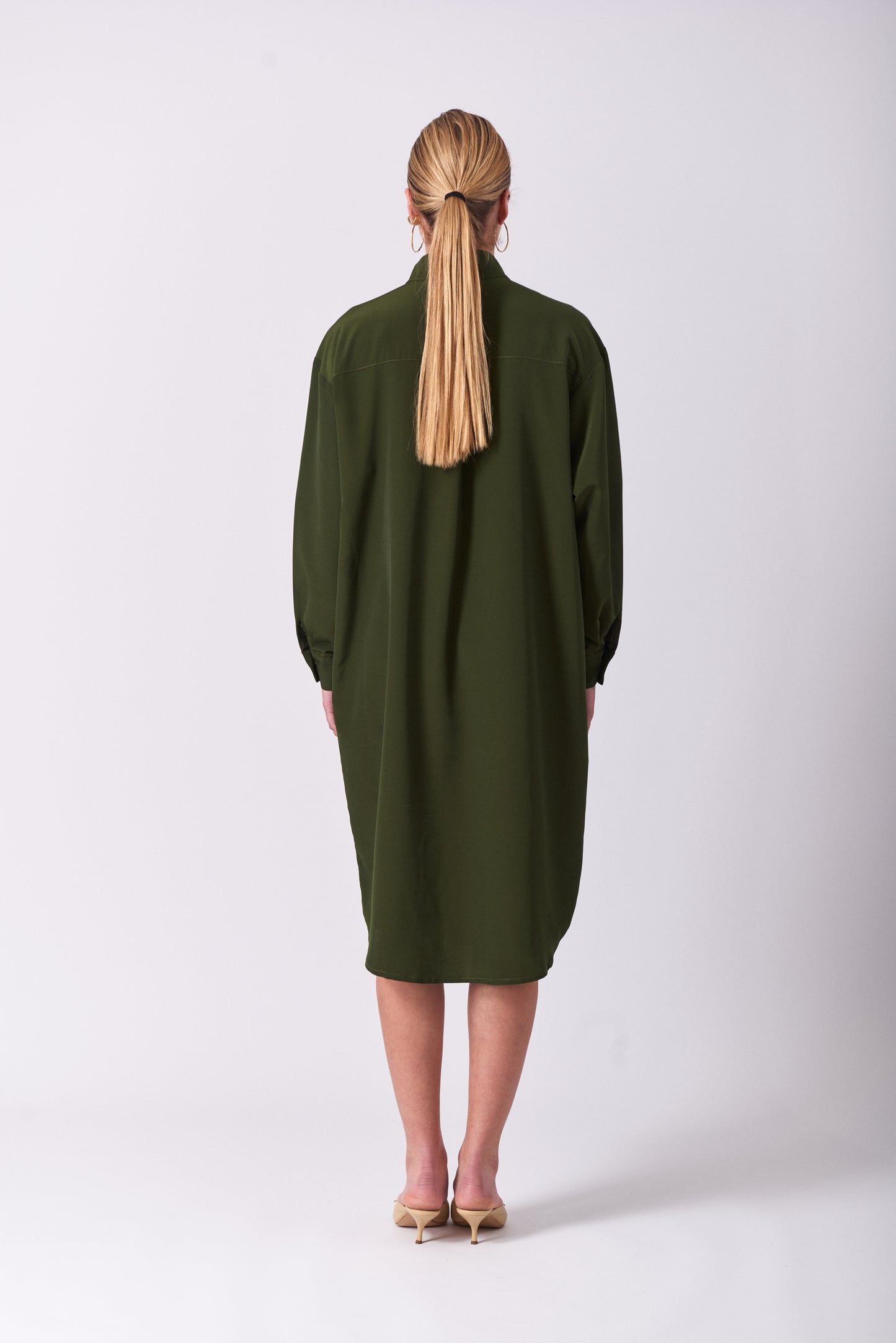 Dress 12 Long Sleeved Dress | Olive