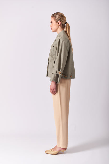 Jacket 1 Relaxed Fit | Dusty Green