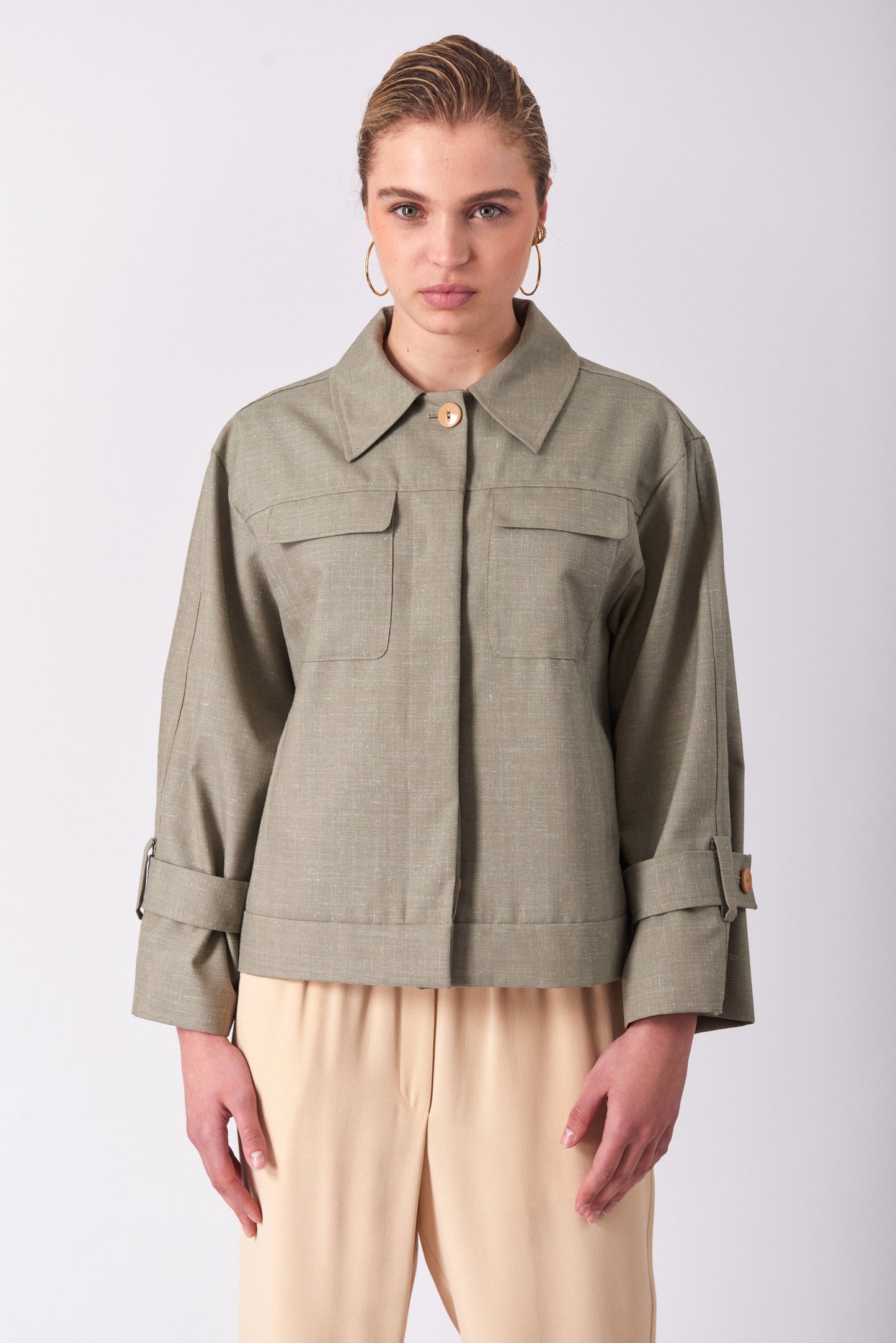 Jacket 1 Relaxed Fit | Dusty Green