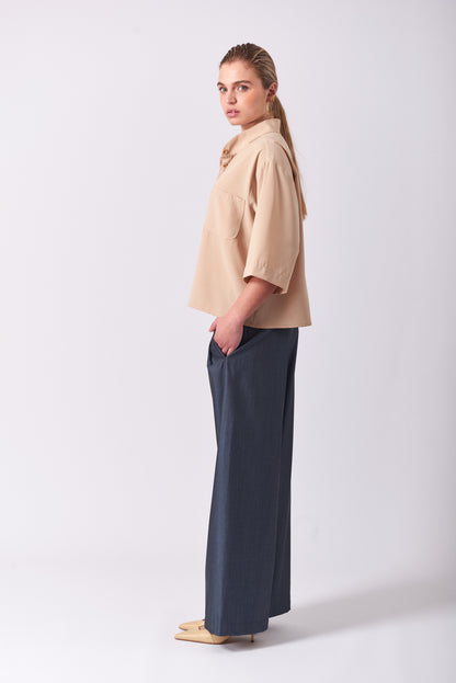 Pants 1 Relaxed Fit Trousers | Petrol