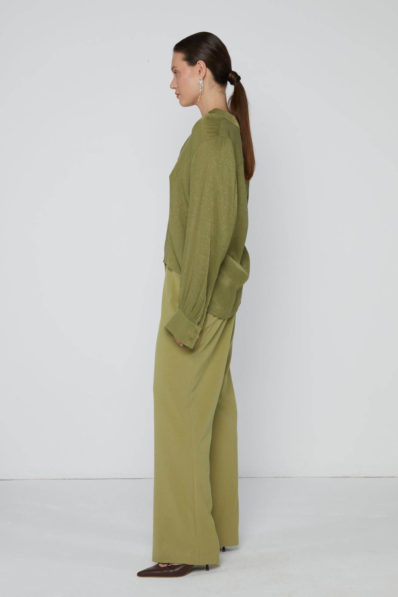 Broek 1 Relaxed Fit Broek | Petrol