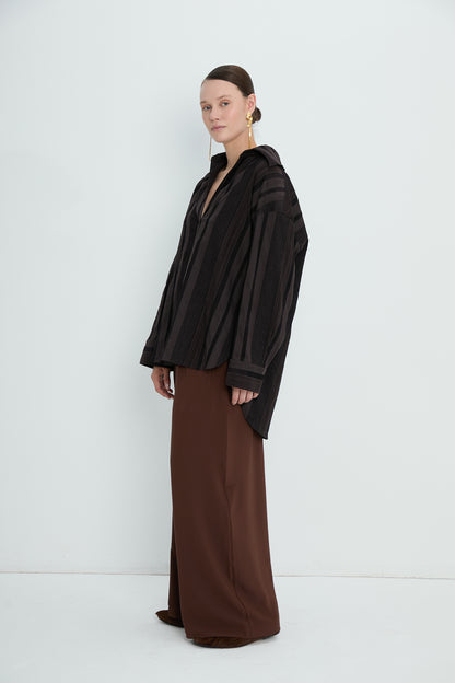 Pants 6 Wide Leg Trousers | Rust