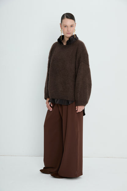 Pants 6 Wide Leg Trousers | Rust