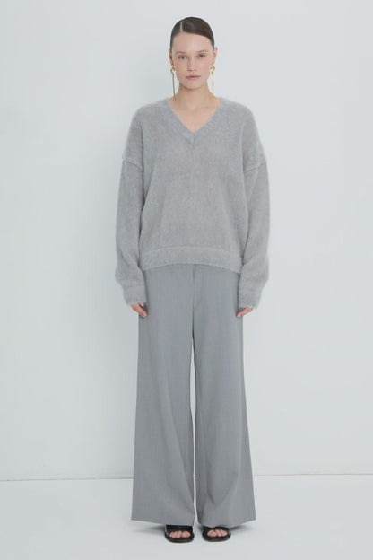 Pullover V neck | Light Gray