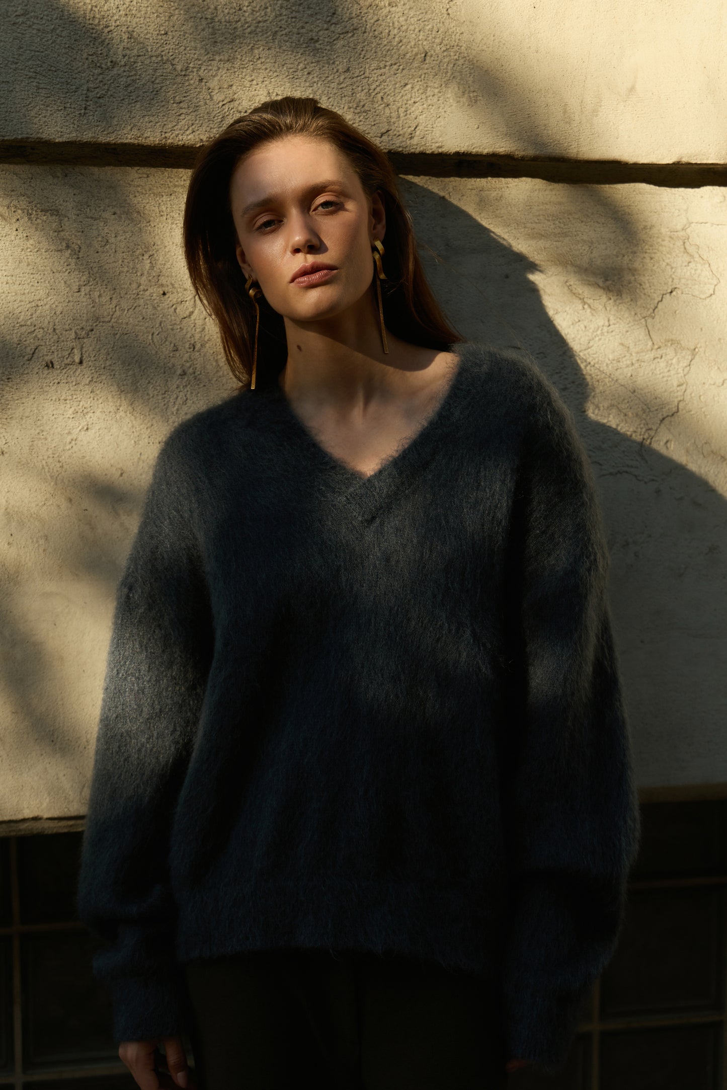 Pullover V neck | Charcoal