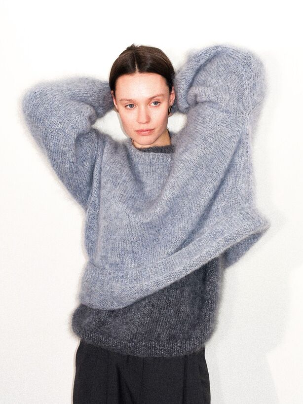 Pullover 3 - Dusty Blue