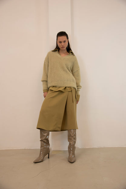 Trui 1 Mohair Trui | Houtskool