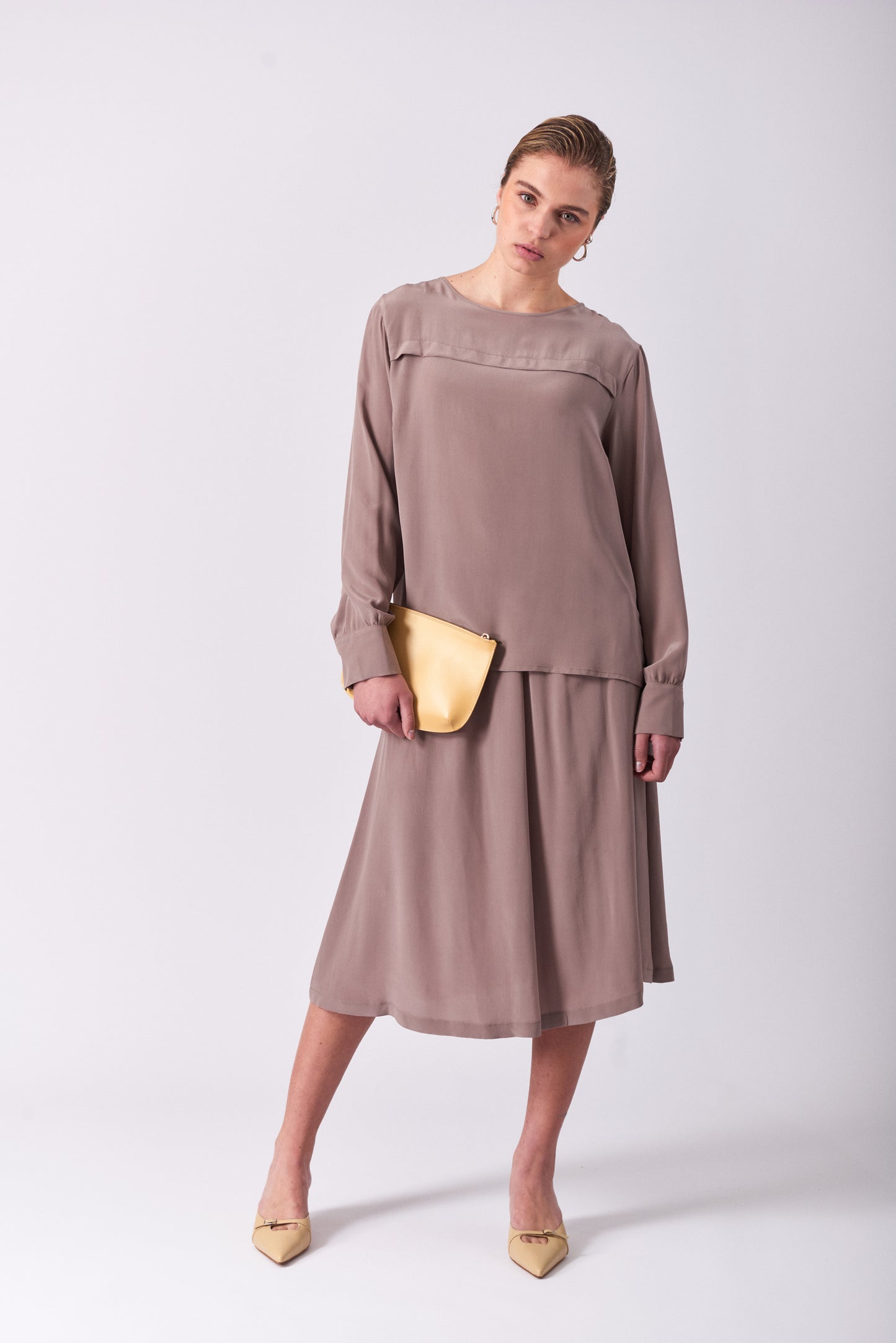 Skirt 1 Medium Length Skirt | Lilac