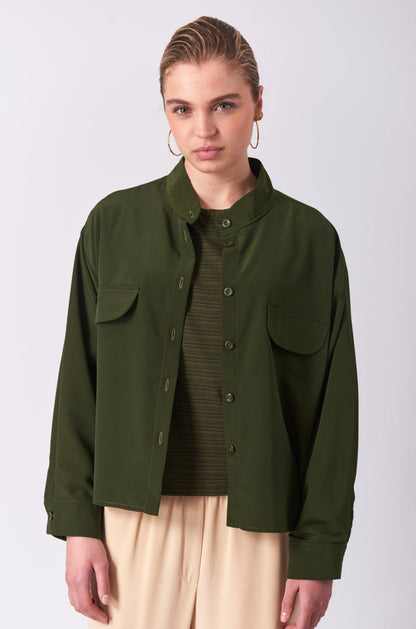 Top 12 Long Sleeved Shirt | Olive