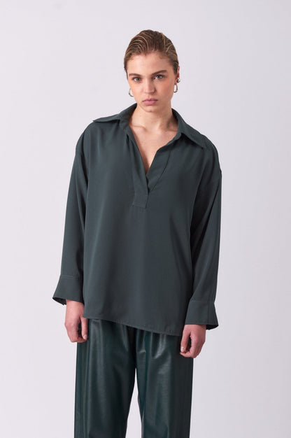 Top 17 Oversized Long Fit | Green