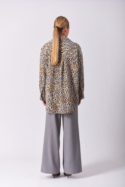 Top 17 Oversized Long Fit | Leopard