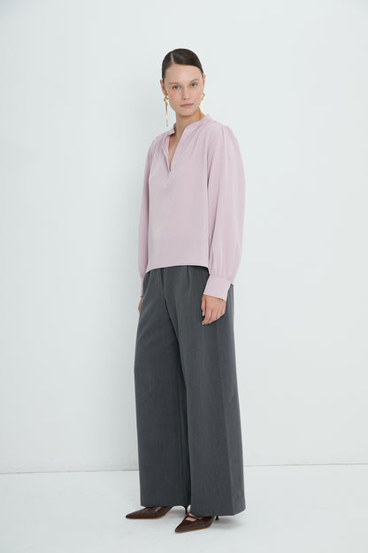 Top 8 V-Neck Blouse | Lilac